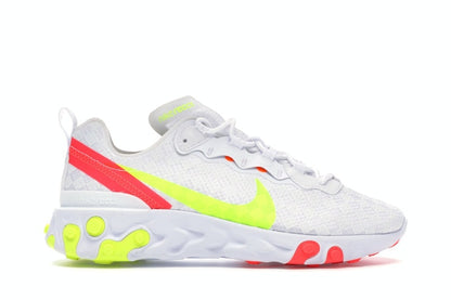 Nike React Element 55 White Crimson Volt