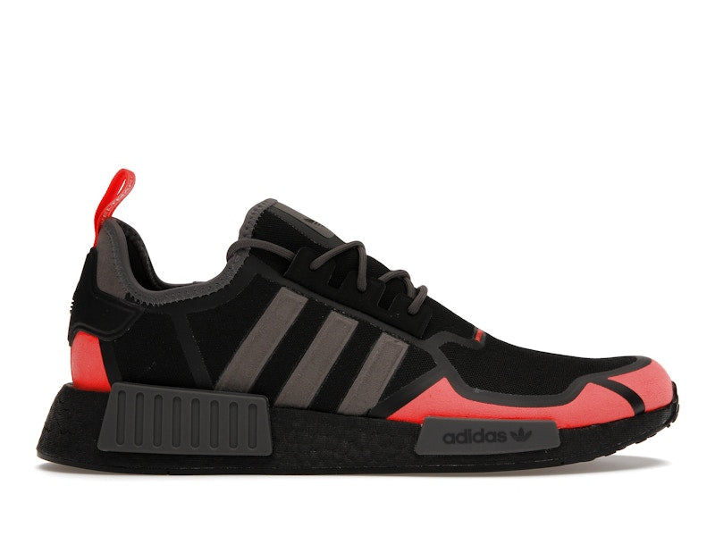 adidas NMD R1 Core Black Solar Red Grey