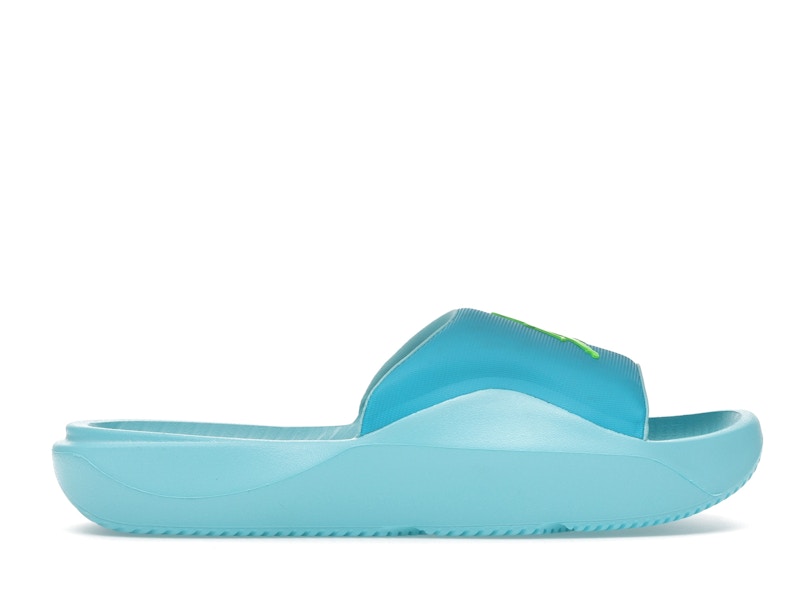 Jordan Franchise Slide Chlorine Blue Copa Electric Green