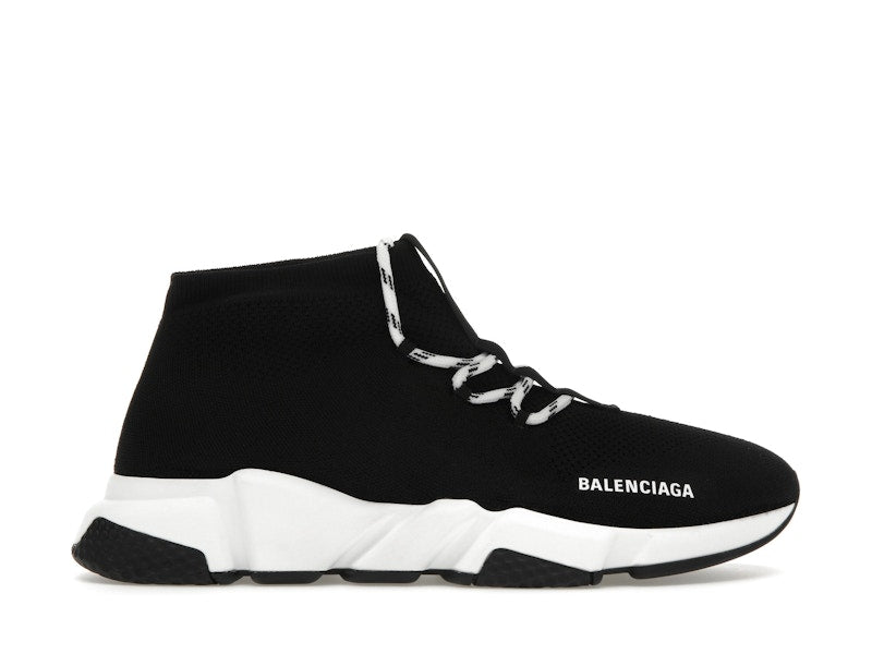 Balenciaga Speed Lace Up Black White (Women's)