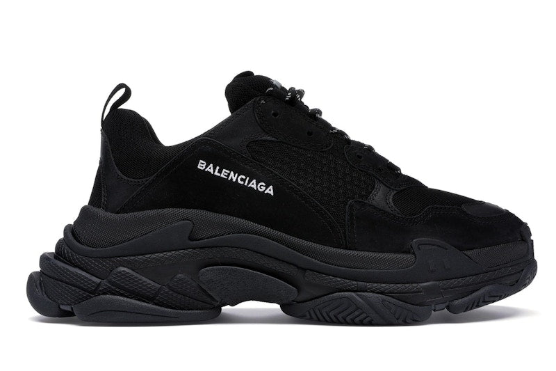 Balenciaga Triple S Triple Black (2018 Reissue) (Nondistressed)