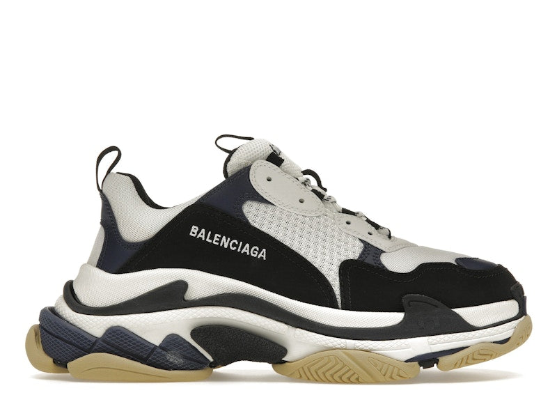 Balenciaga Triple S White Navy Black