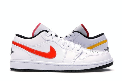 Jordan 1 Low White Multi-Color