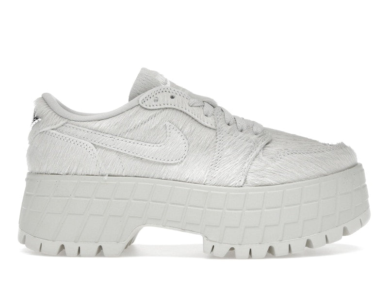 Jordan 1 Low Brooklyn Light Bone Metallic Silver (Women's)