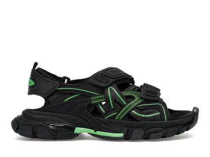 Balenciaga Track Sandal Black/Fluo Green