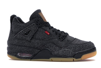 Jordan 4 Retro Levi's Black (GS) (Blank Tag)