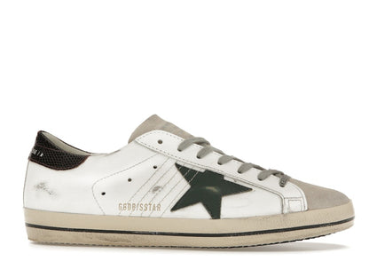 Golden Goose Super-Star White Seedpearl Green
