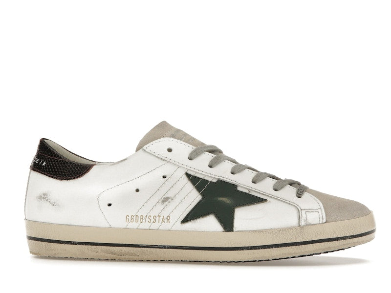 Golden Goose Super-Star White Seedpearl Green