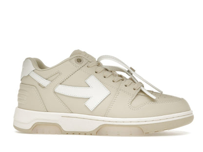 OFF-WHITE Out Of Office OOO Low Tops Angora White