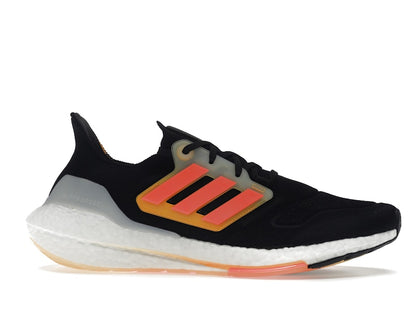 adidas Ultra Boost 22 Black Turbo Flash Orange