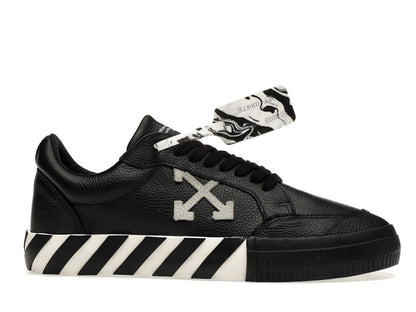 OFF-WHITE Vulc Low Leather Black White FW21