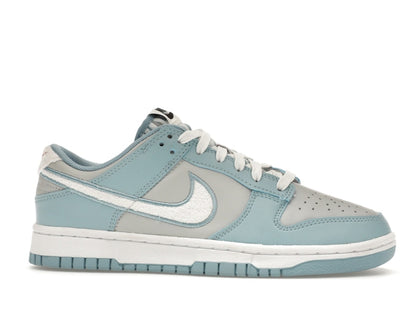 Nike Dunk Low Retro Fleece Swoosh Worn Blue