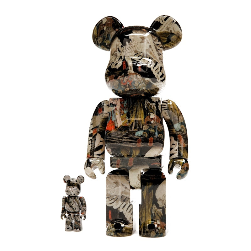 Bearbrick Utagawa Kuniyoshi (The Haunted Old Palace at Soma) 100% & 400% Set