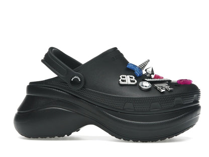 Balenciaga x Crocs Mule Black Multicolor Jibbitz (Women's)