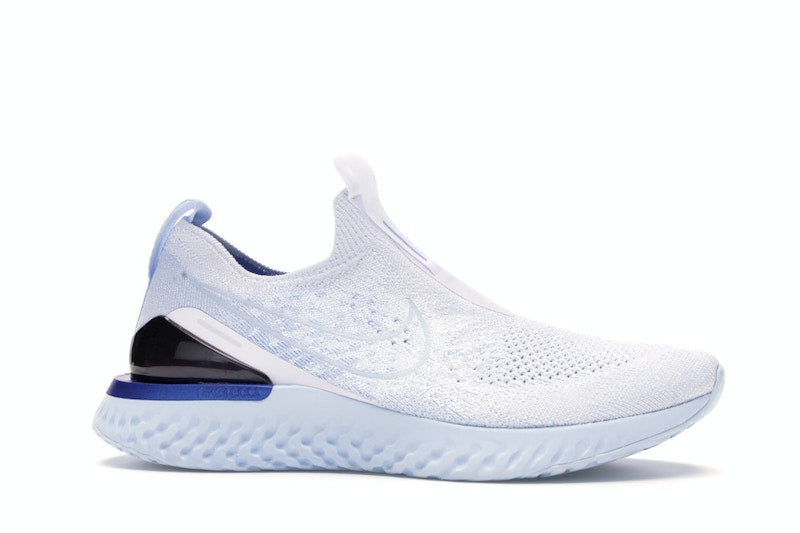 Nike Epic Phantom React Flyknit White Hydrogen Blue (Women's)