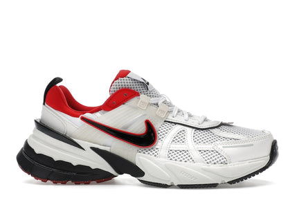 Nike V2K Run Metallic White University Red