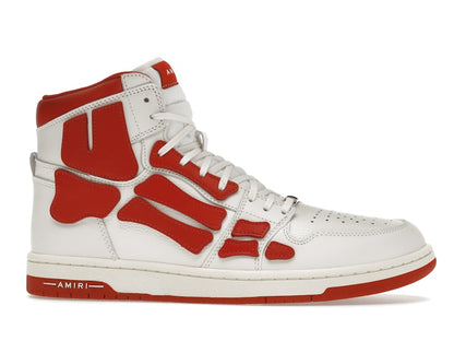 AMIRI Skel Panelled High Top White Red