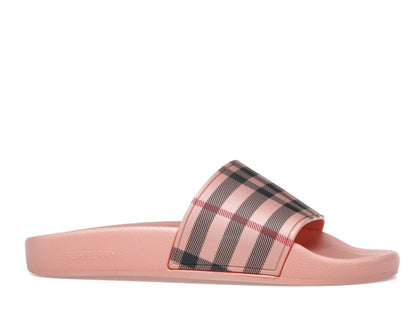 Burberry Furley Slides Vintage Check Pink (Women's)
