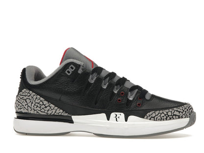 Nike Zoom Vapor AJ3 Black Cement
