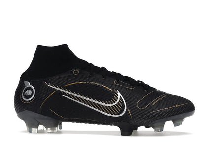 Nike Mercurial Superfly 8 FG Black Metallic Silver Gold