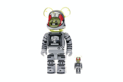 Bearbrick x Billionaire Boys Club x Neighborhood 100% & 400% Set White/Black