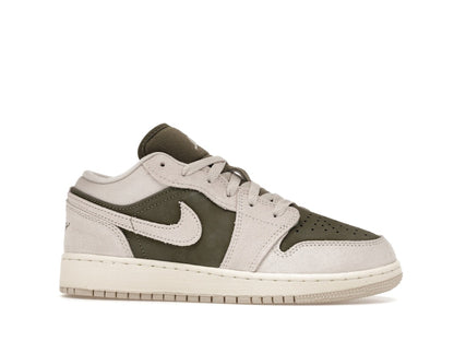 Jordan 1 Low SE Medium Olive Sail (GS)