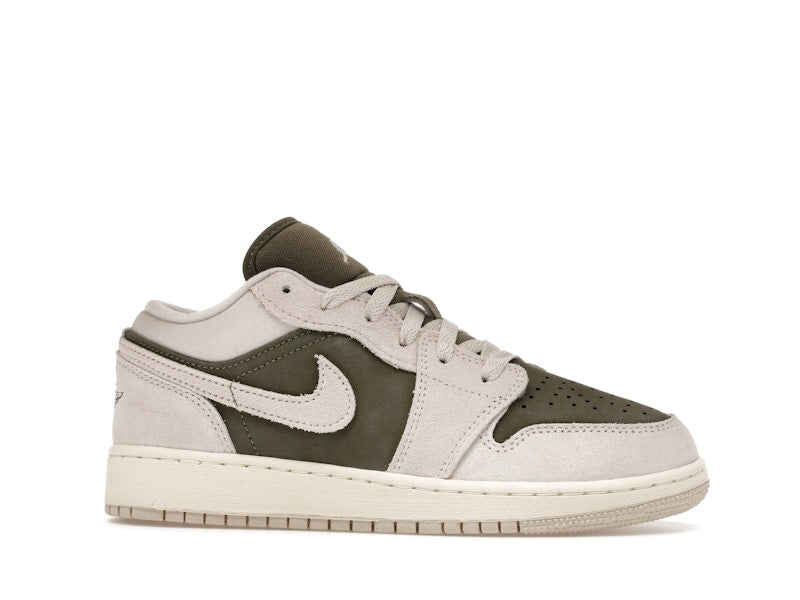 Jordan 1 Low SE Medium Olive Sail (GS)