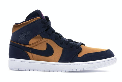 Jordan 1 Mid Obsidian Desert Ochre