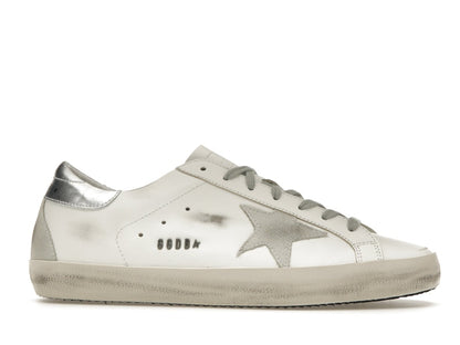 Golden Goose Super-Star White Silver