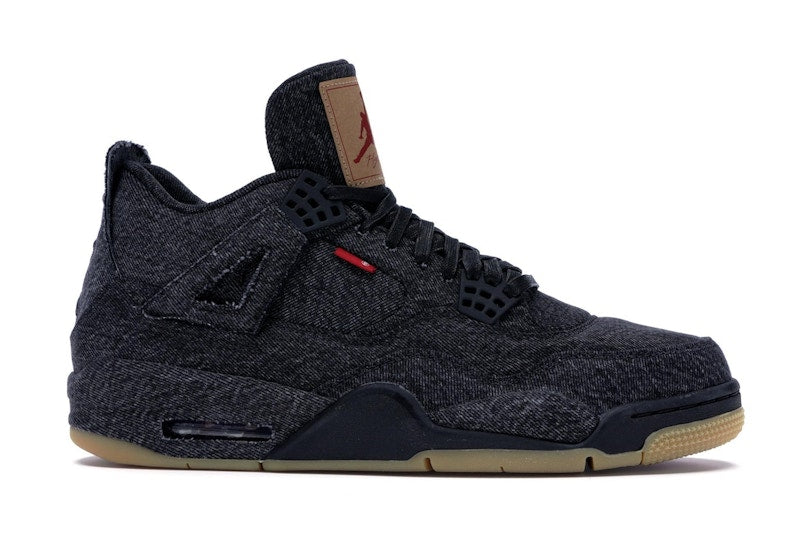 Jordan 4 Retro Levi's Black (Blank Tag)