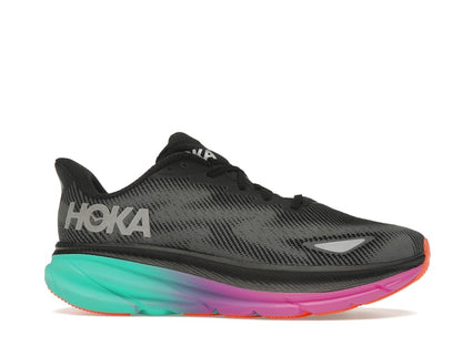 Hoka One One Clifton 9 Gore-Tex Black Electric Aqua (Women's)