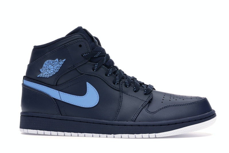 Jordan 1 Retro Mid Obsidian University Blue
