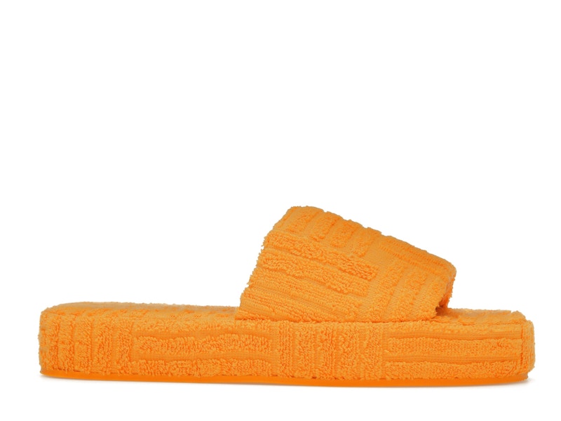 Bottega Veneta Resort Sponge Slide Tangerine