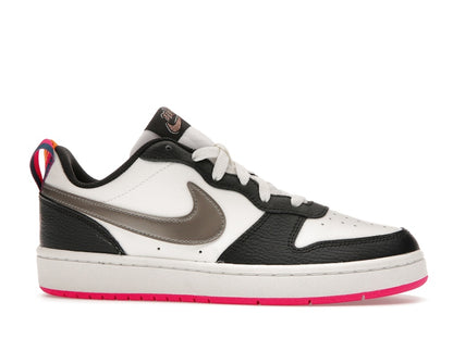 Nike Court Borough Low 2 Off Noir Pink Prime (GS)