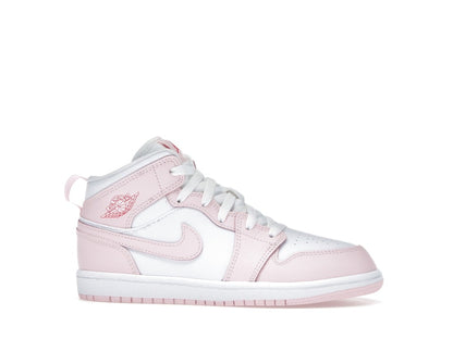 Jordan 1 Mid Pink Foam Fire Red White (PS)