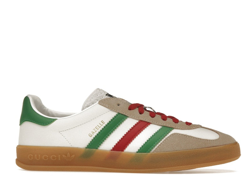 adidas x Gucci Gazelle White Green Red