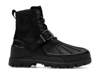 Polo Ralph Lauren Oslo High Oiled Leather Boot Black