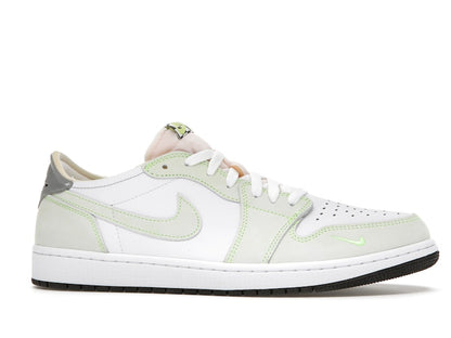Jordan 1 Retro Low White Ghost Green Black