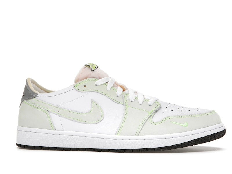 Jordan 1 Retro Low White Ghost Green Black