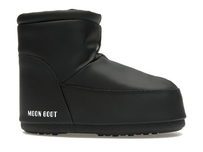 Moon Boot No Lace Rubber Boot Black