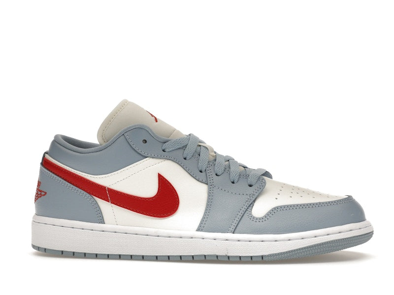 Jordan 1 Low Blue Whisper Dune Red (Women's)