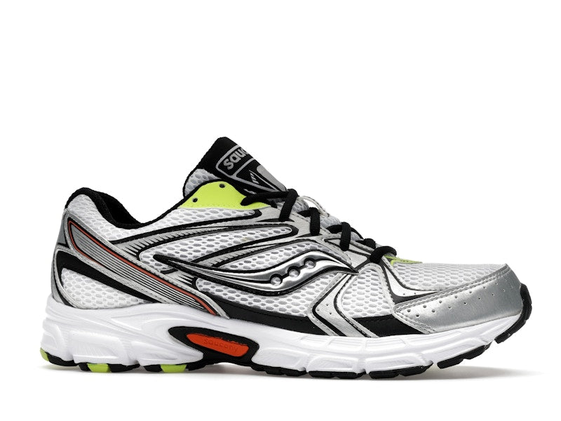 Saucony Grid Ride Millennium White Silver Lime Orange