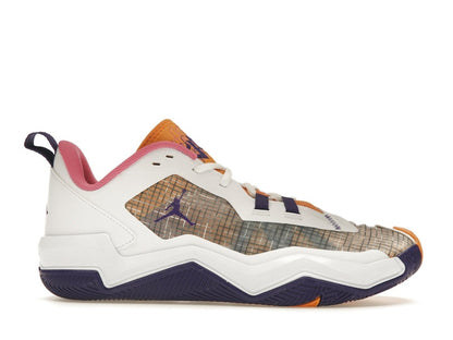 Jordan One Take 4 White Court Purple Canyon Gold