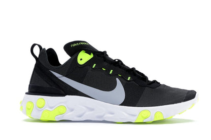 Nike React Element 55 Black Wolf Grey Volt