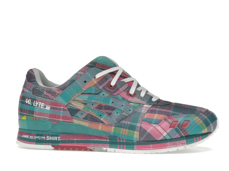 ASICS Gel-Lyte III '07 Remastered Comme des Garçons SHIRT Pink Plaid