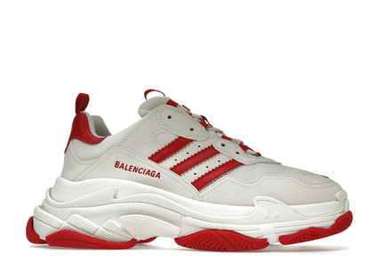Balenciaga x adidas Triple S White Red