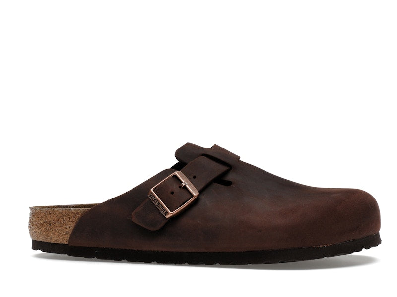 Birkenstock Boston Soft Footbed Oiled Leather Habana Brown