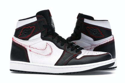 Jordan 1 Retro High Defiant White Black Gym Red
