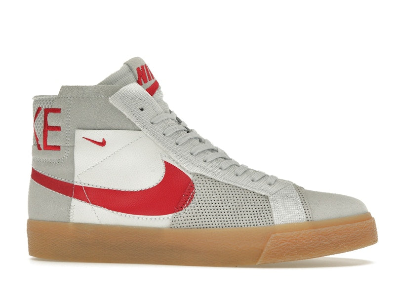 Nike SB Zoom Blazer Mid Premium Deconstructed White University Red Gum