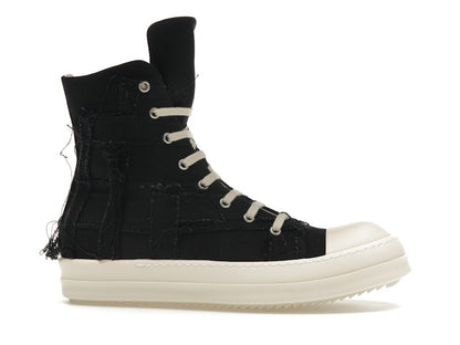 Rick Owens DRKSHDW Slashed Sneaks Black Milk